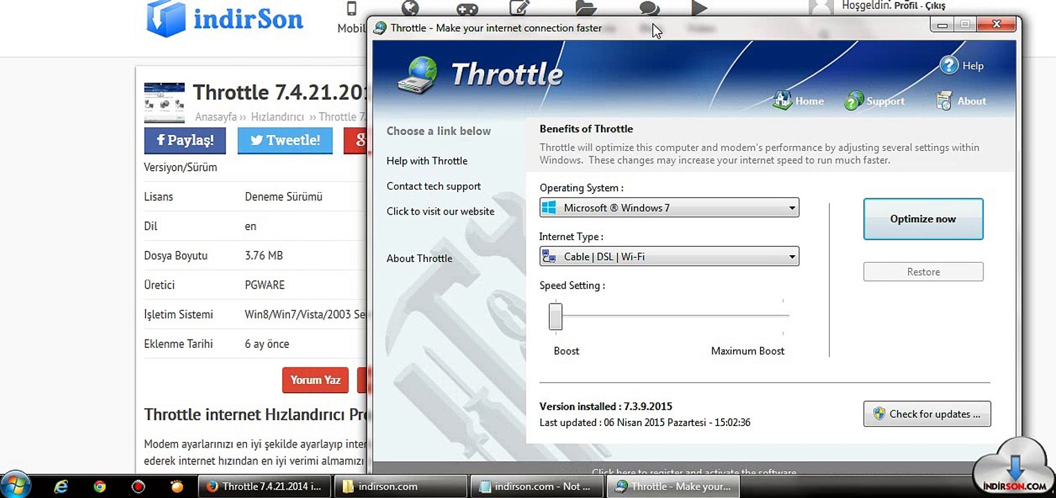 Throttle Programı nedir Nasıl Kullanılır Kurulur