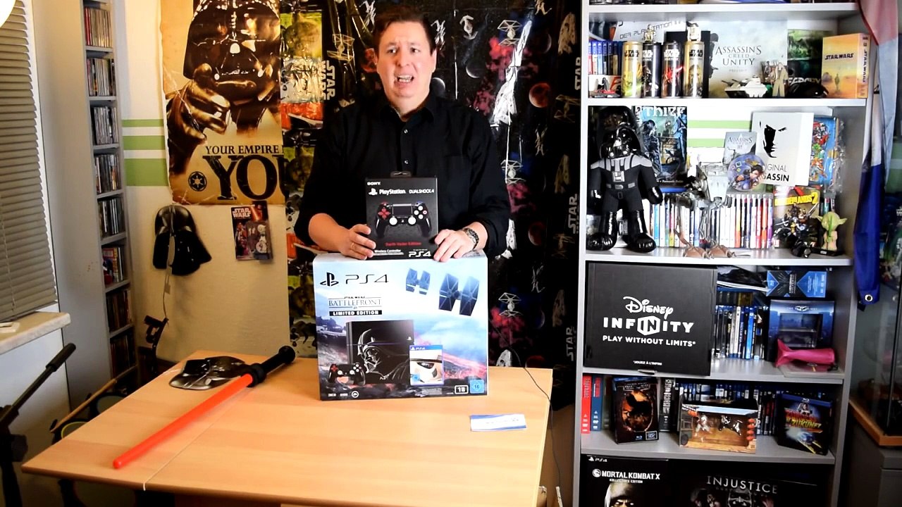 PlayStation 4 Star Wars Battlefront Limited Edition  Unboxing  PS4
