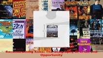 Download  Reconstructing Kobe The Geography of Crisis and Opportunity EBooks Online