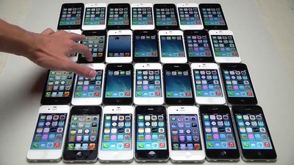 Smashing 30 iPhone's with a Hammer for Science!