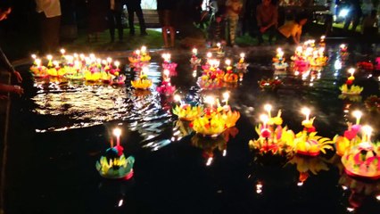 Loy Krathong most celebrated festival in Thailand