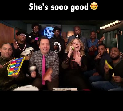 Quand Adele rencontre Jimmy Fallon - Reprise de Hello magique