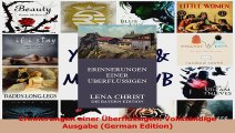 PDF Download  Erinnerungen einer Überflüssigen Vollständige Ausgabe German Edition Read Full Ebook