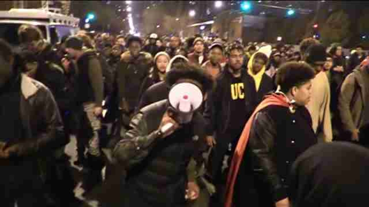 Protesters demand justice for young African American killed by Chicago police