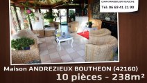 A vendre - Maison/villa - ANDREZIEUX BOUTHEON (42160) - 10 pièces - 238m²