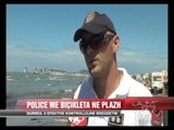 Policë me biçikleta në plazh - News, Lajme - Vizion Plus