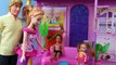 ELSA STEALS ANNAS SHOES! Frozen Kids Krista and Kristoff Jr Go To Barbie Park DisneyCarTo