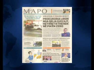 SHTYPI I DITES TITUJT KRYESORE TE FAQEVE TE PARA TE GAZETAVE SHQIPTARE E MARTE 15 KORRIK 2014