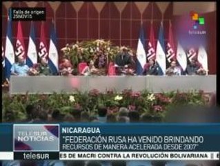 Daniel Ortega destaca labor rusa en la lucha contra el narcotráfico