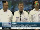 Colombia: Santos confirma muerte de seis miembros del ELN