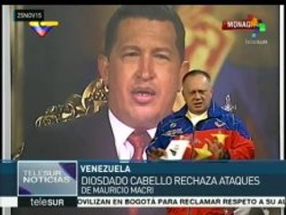 Diosdado Cabello condena ataques de Macri contra Venezuela