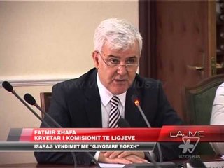 Isaraj: Vendimet me "gjyqtarë borxh" - News, Lajme - Vizion Plus