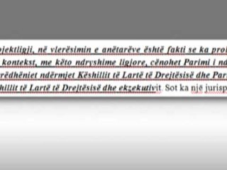 KLD KUNDER PROJEKTLIGJIT ELVIS ÇEFA,"ESHTE ANTIKUSHTETUES,DHUNON KOMPETENCAT" LAJM