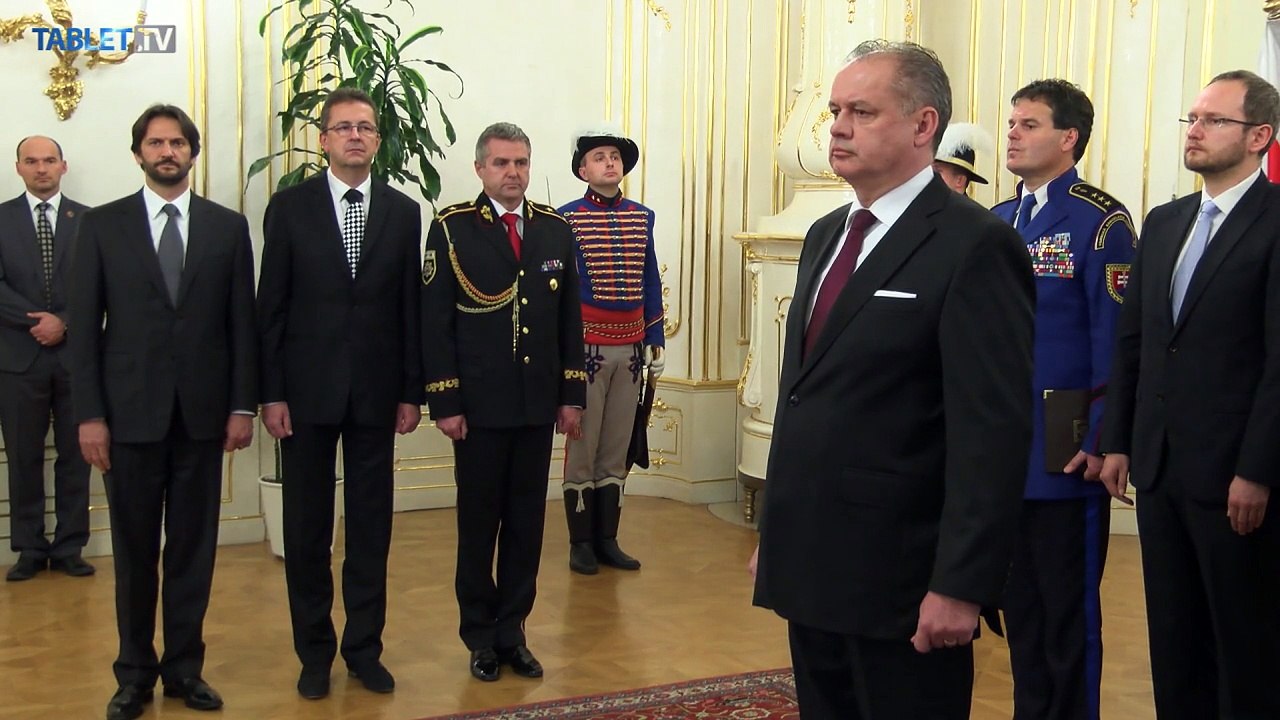 ZÁZNAM: A. Kiska vymenoval generálov Ozbrojených síl SR a Policajného zboru SR