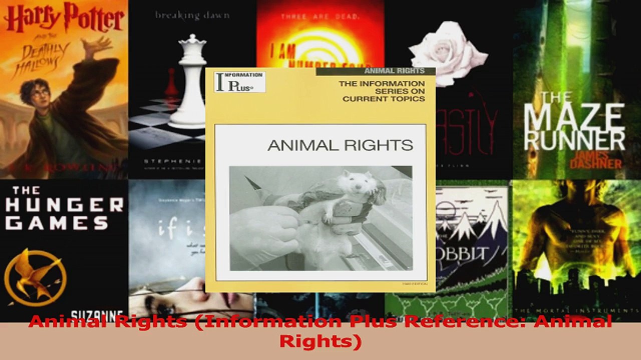 PDF Download  Animal Rights Information Plus Reference Animal Rights Download Full Ebook