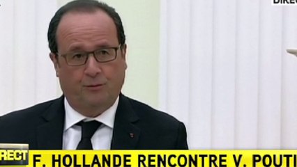 François Hollande défend l’idée d’une coalition « large » au Kremlin