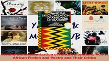 Read  Toward the Decolonization of African Literature Vol 1 African Fiction and Poetry and PDF Online
