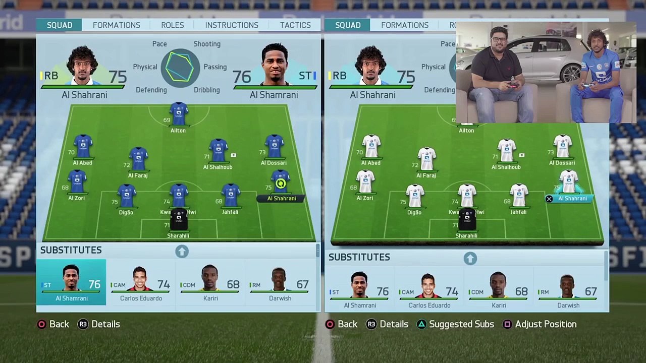 تحدي القولف مع ياسر الشهراني