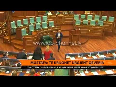Mustafa: Sa më shpejt qeveria - Top Channel Albania - News - Lajme