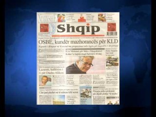 SHTYPI I DITES TITUJT KRYESORE TE FAQEVE TE PARA TE GAZETAVE SHQIPTARE E HENE 21 KORRIK 2014