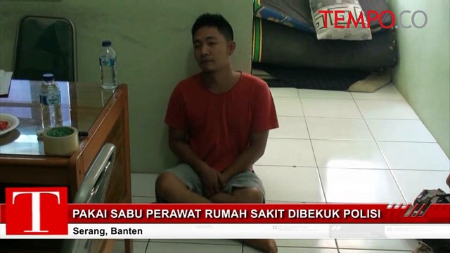 Pakai Sabu, Perawat Rumah Sakit Dibekuk Polisi