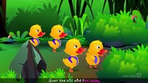 Five Little Ducks Nursery Rhyme With Lyrics - Cartoon Animation Rhymes & Songs for Children