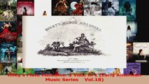 Download  Rileys Flute Melodies 2 Vols in 1 Early American Music Series    Vol18 PDF Free