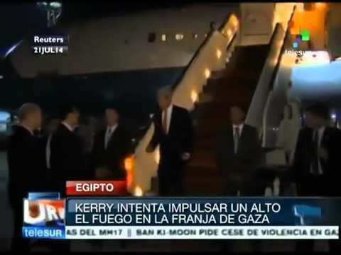 DIPLOMACIA NE VEPRIM BAN KI MOON DHE KERRY NE EGJIPT PER ARMEPUSHIMIN NE GAZA LAJM