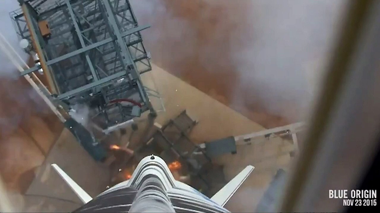 Amazon-gründer bezos gelingt test mit wiederverwendbarer rakete