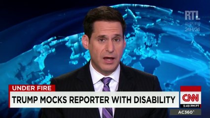États-Unis : Donald Trump se moque d'un journaliste handicapé