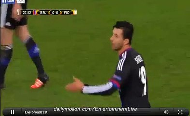 GOAL Federico Bernardeschi - Basel 0-1 Fiorentina 26.11.2015 HD