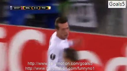 Federico Bernardeschi Goal Basel 0 - 1 Fiorentina Europe League 26-11-2015