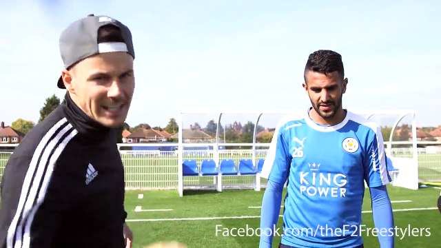 Mahrez défié par the F2 Freestylers!