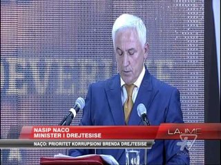 Naço: Prioritet korrupsioni brenda drejtësisë - News, Lajme - Vizion Plus