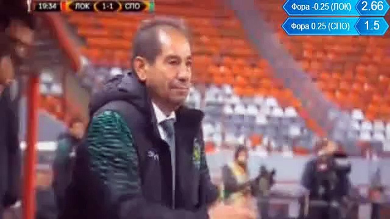 1-1 Matheus Pereira Goal - Locomotiv Moscow v. Sporting CP 26.11.2015 HD_