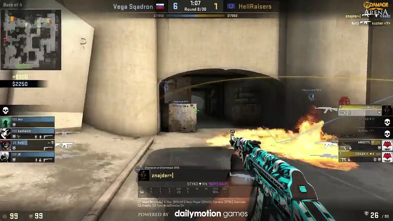 HellRaisers vs Vega Squadron @19cet 99Damage Arena (REPLAY) (2015-11-26 19:45:30 - 2015-11-26 21:10:57)