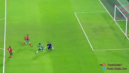 Gelson Martins Goal - Lokomotiv Moscow vs Sporting 1-3 Highlights 2015