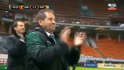 Gelson Martins Goal - Lokomotiv Moscow 1 - 3 Sporting - 26/11/2015