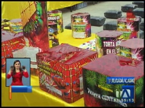 Intensifican operativos de control de venta de pirotecnia