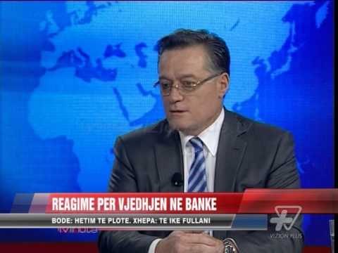 Reagimet për vjedhjen në bankë - News, Lajme - Vizion Plus