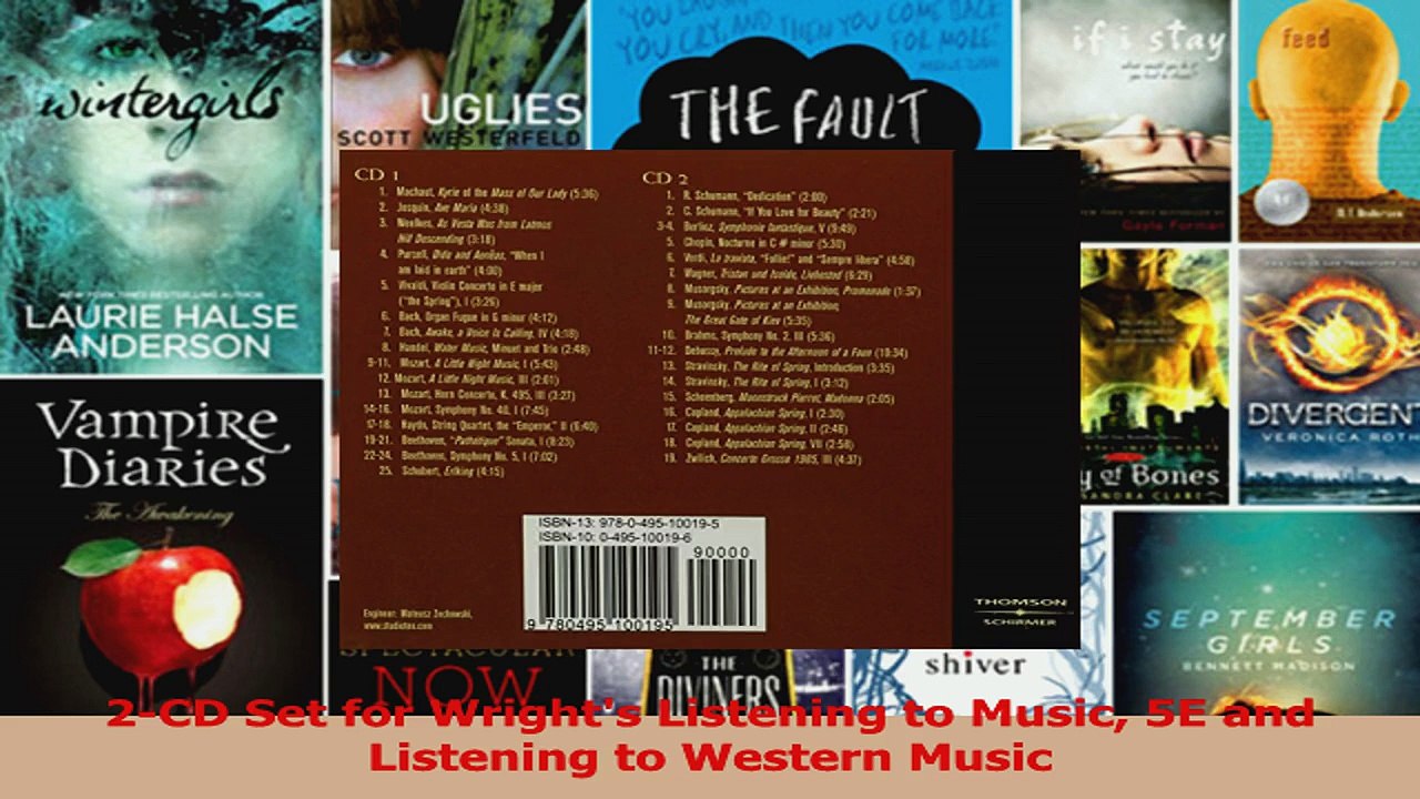 Download  2CD Set for Wrights Listening to Music 5E and Listening to Western Music Ebook Online