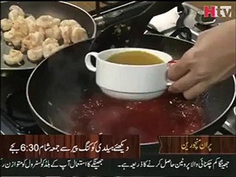 Parwn Manchurian & Minty Drink Recipe Healthy Cooking - Asian Recipe