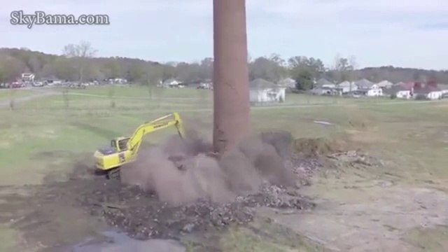 shocking moments Man buried during botched demolition but walks away