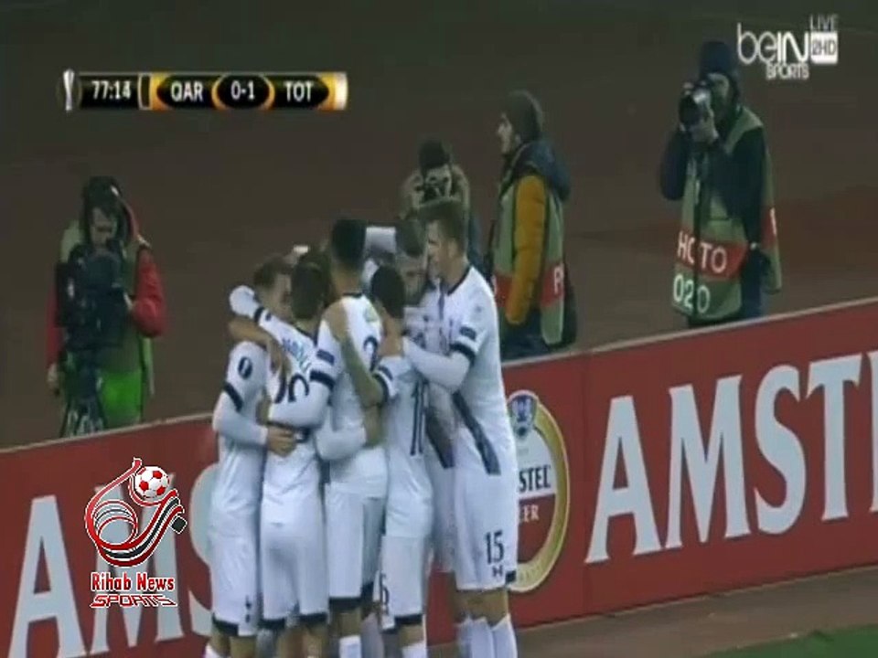 اهداف المباراه ( كارباكا اغدام 0 - 1 توتنهام هوتسبير ) الدوري الأوروبي