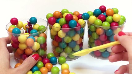 Gumballs Surprise Cups Baby Doll Bottles Surprise Toys Surprise Eggs Toy Videos