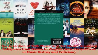 Download  The Invention of Folk Music and Art Music Emerging Categories from Ossian to Wagner PDF Free