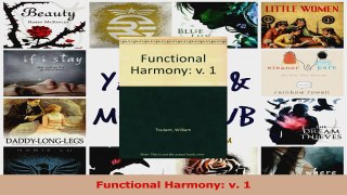 Download  Functional Harmony v 1 PDF online