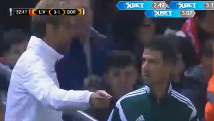 0-1 Henri Saivet Amazing Free-Kick Goal - Liverpool v. Bordeaux 26.11.2015 HD
