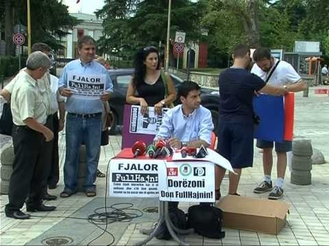 PETICION KUNDER FULLANIT MBLIDHEN FIRMAT E PARA PER SHKARKIMIN E GUVERNATORIT LAJM