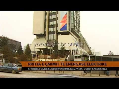 Rritja e çmimit të energjisë elektrike - Top Channel Albania - News - Lajme